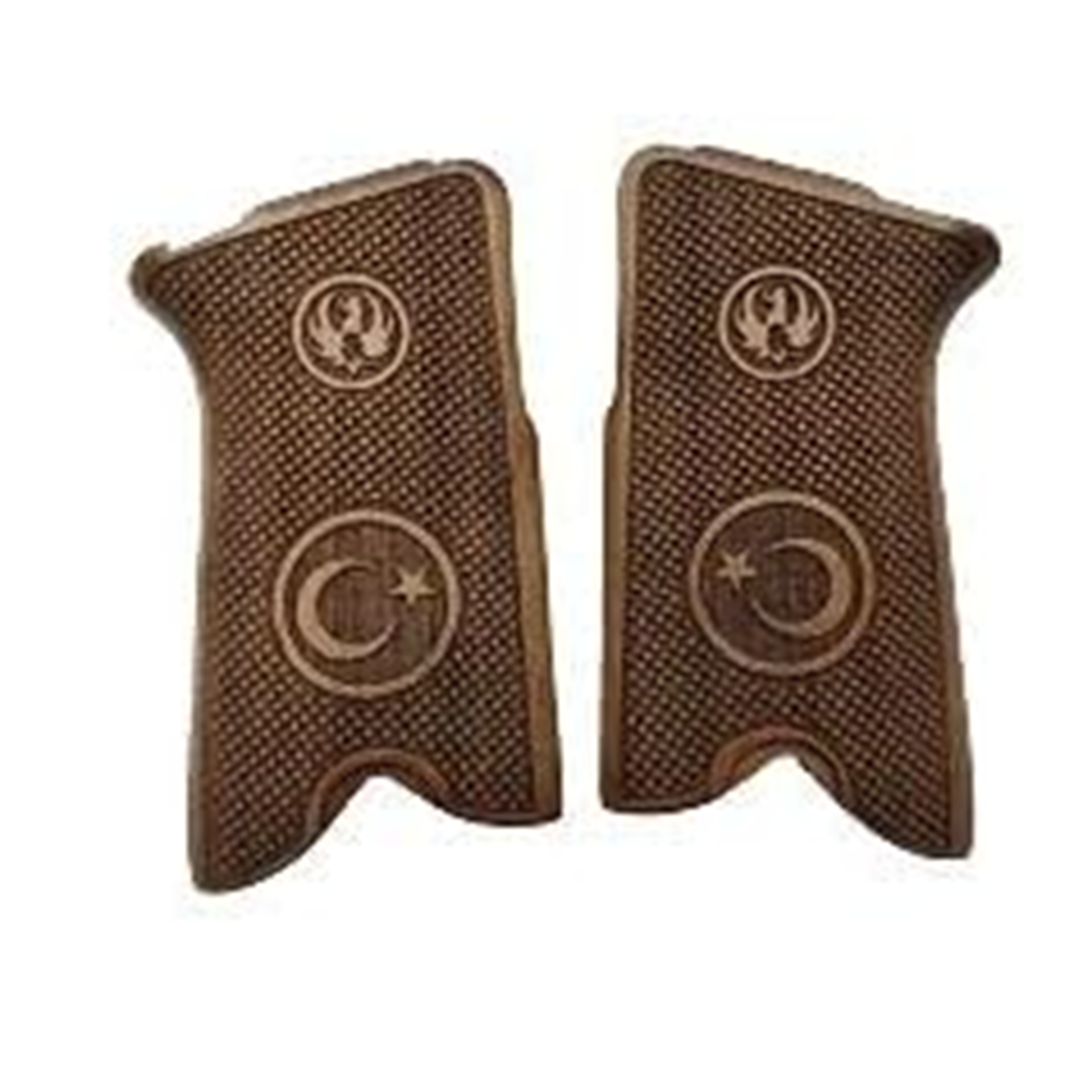 Zib Grips Silah Kabzası - Ruger P85 Serisi ile Uyumlu - Koyu Kahverengi Renk - RGRP85CV011