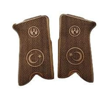 Zib Grips Silah Kabzası - Ruger P85 Serisi ile Uyumlu - Koyu Kahverengi Renk - RGRP85CV011