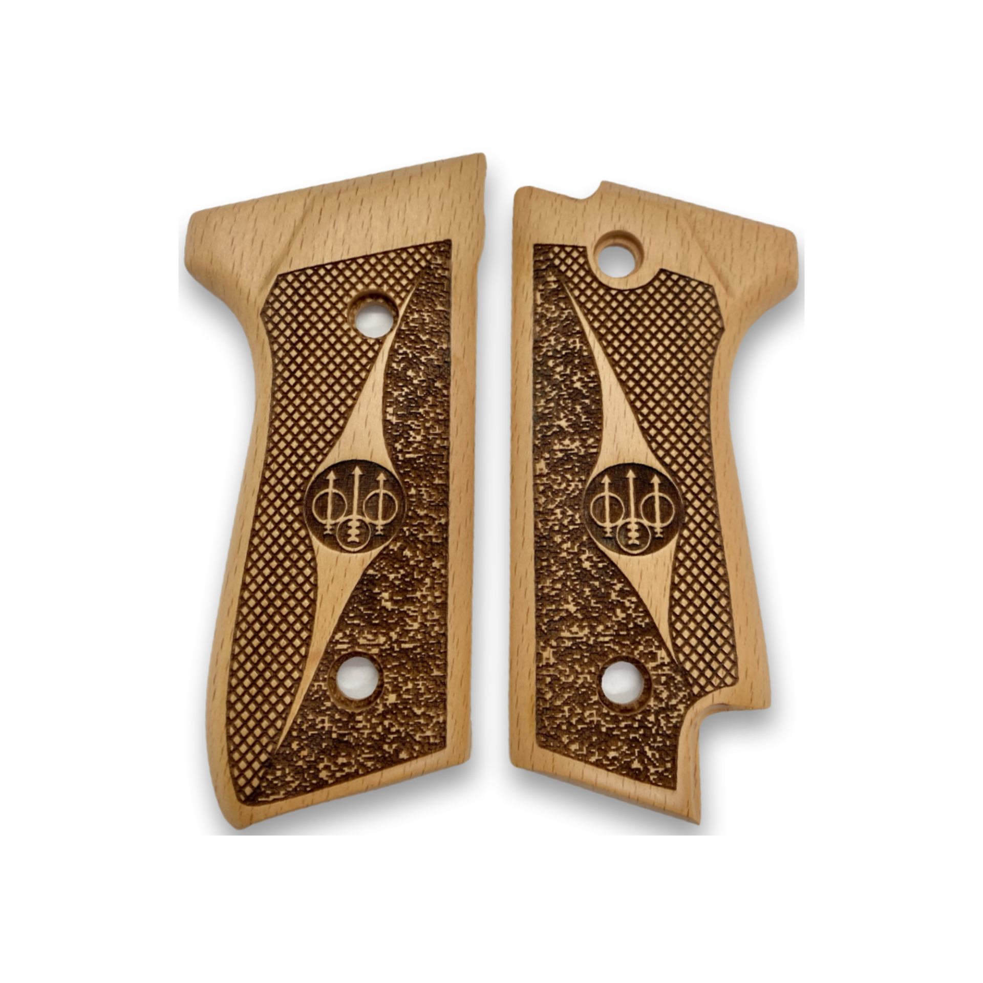 Zib Grips Silah Kabzası - Beretta Tek Mandallı, 92S ile Uyumlu - Sadece vernik uygulanmış - BRT92SSV004