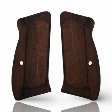 Zib Grips Silah Kabzası - CZ Kompakt, P-01 ile Uyumlu - Koyu Kahverengi Renk - CZCMPCV017