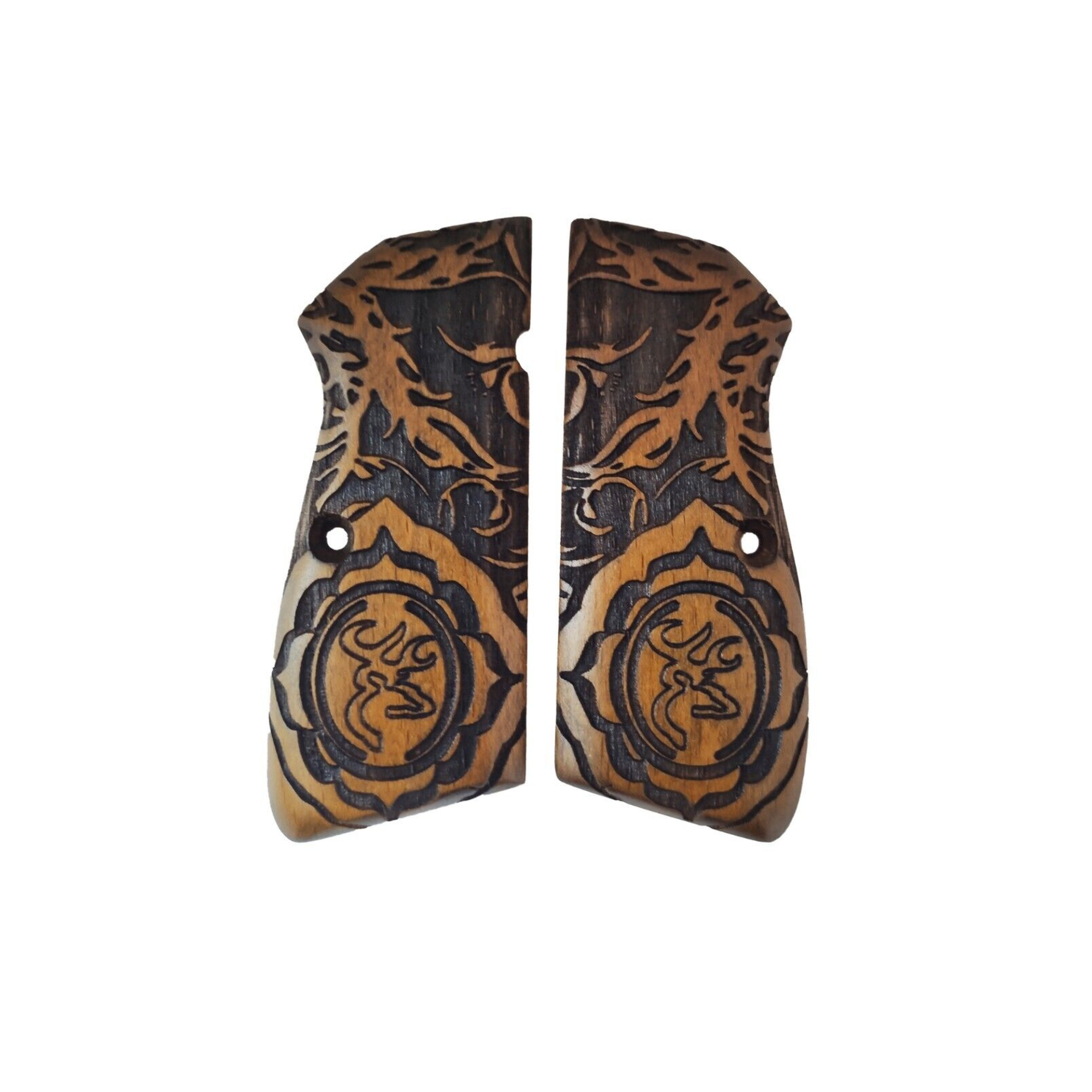 Zib Grips Silah Kabzası - Zig 14, Browning HP, High Power 14, Spor Kasa ile Uyumlu - Sarı Renk - BRWHPSSR013