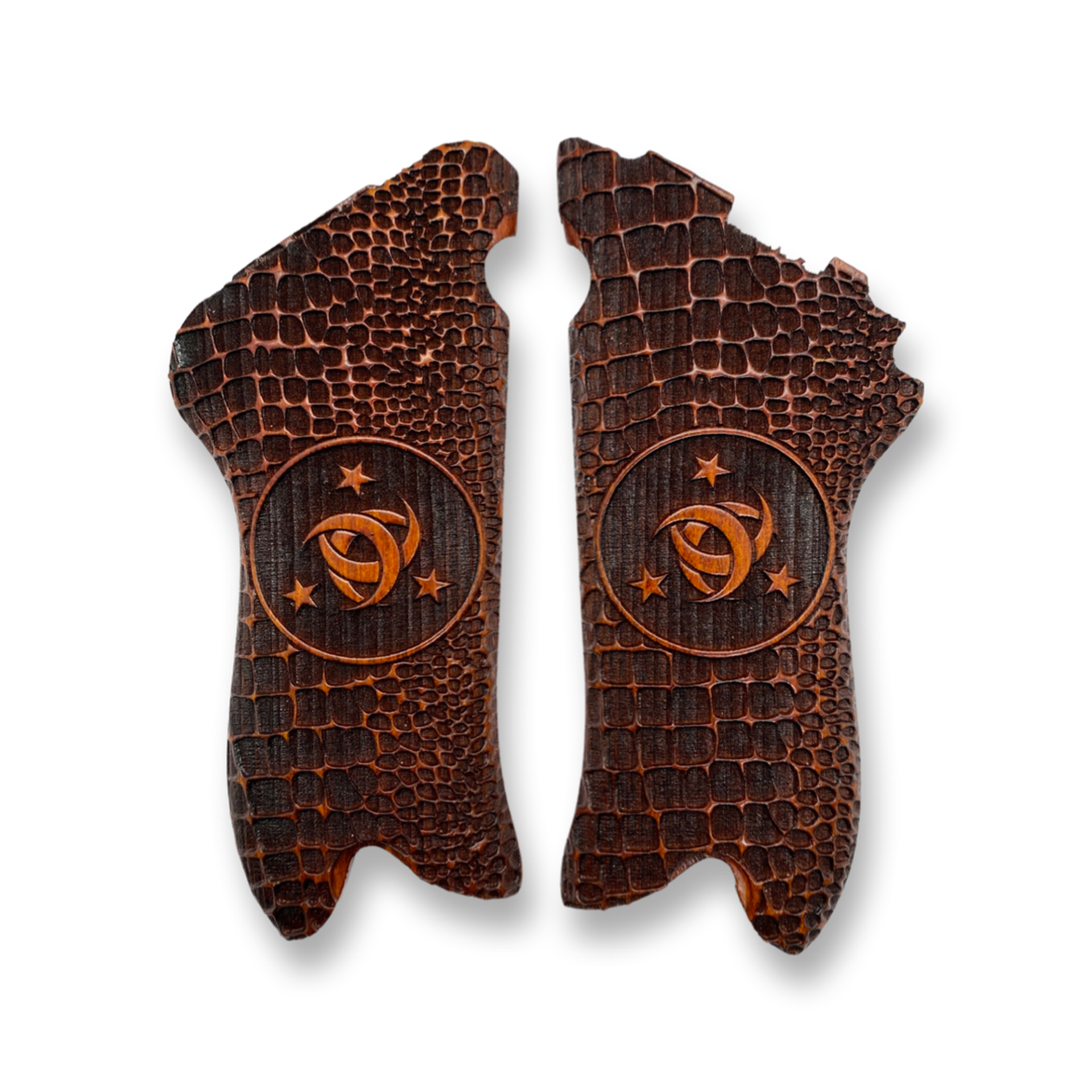Zib Grips Silah Kabzası - Luger P08, 1917 Parabellum ile Uyumlu - Meşe Renk - LGRP08MS005
