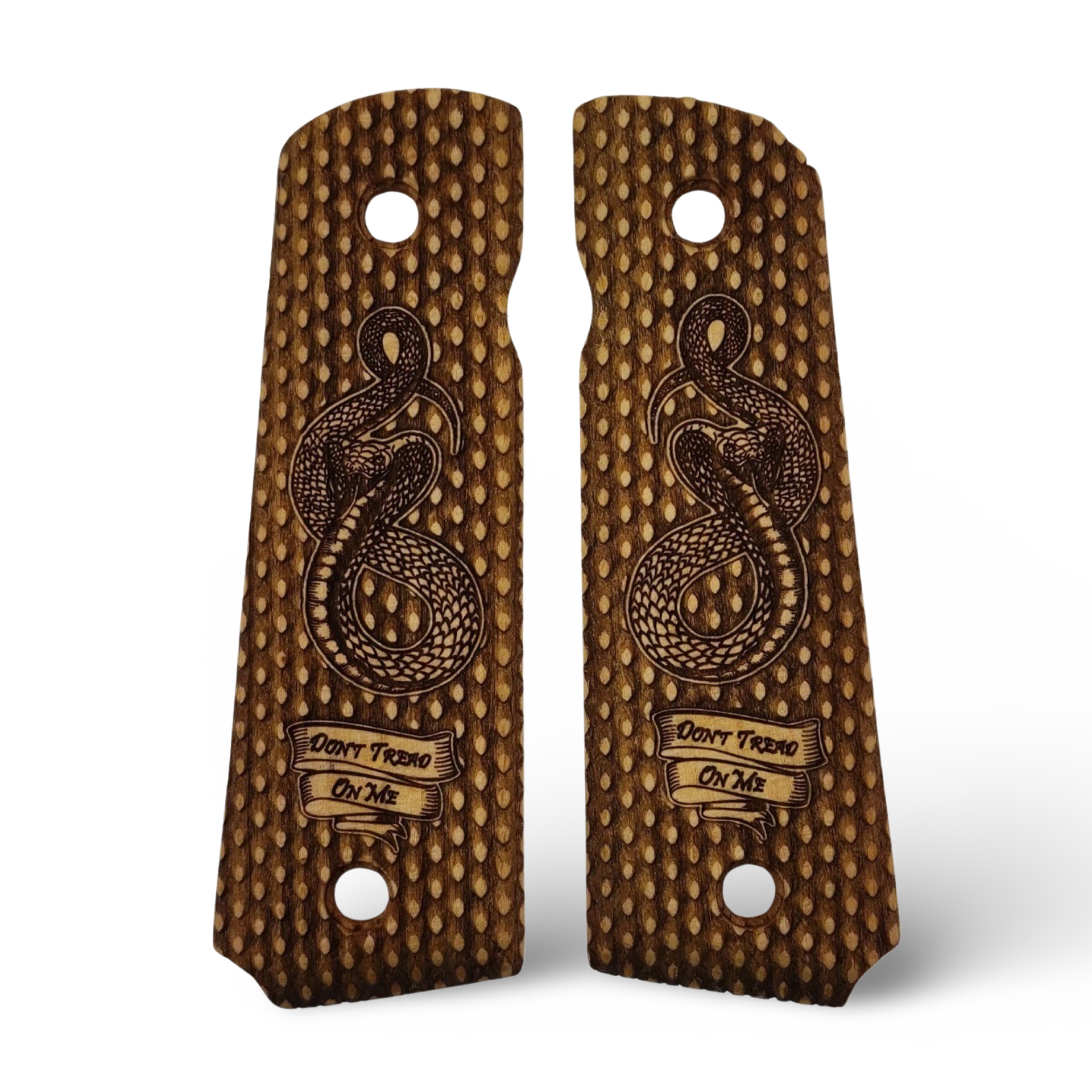 Zib Grips Silah Kabzası - Colt 1911, Girsan MC 1911 ile Uyumlu - Sadece vernik uygulanmış - CLT1911SV014