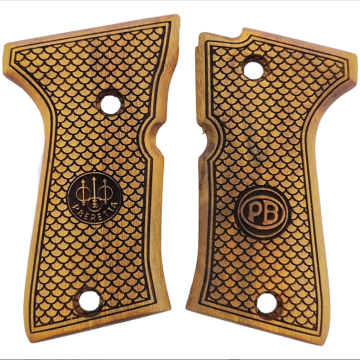Zib Grips Silah Kabzası - Beretta 92 Kompakt ile Uyumlu - Sarı Renk - BRT92CMPSR005