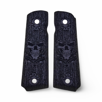 Zib Grips Silah Kabzası - Colt 1911, Girsan MC 1911 ile Uyumlu - Siyah Renk - CLT1911SY018