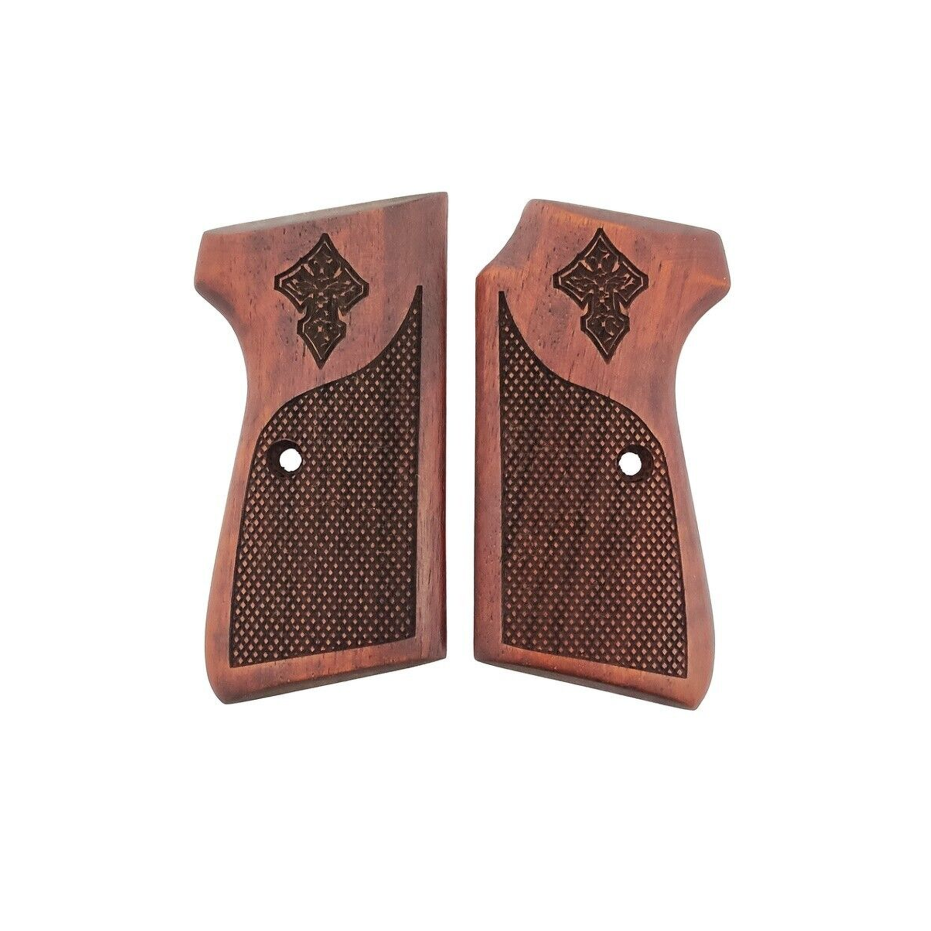 Zib Grips Silah Kabzası - Beretta 51-52 ile Uyumlu - Meşe Renk - BRT5152MS004