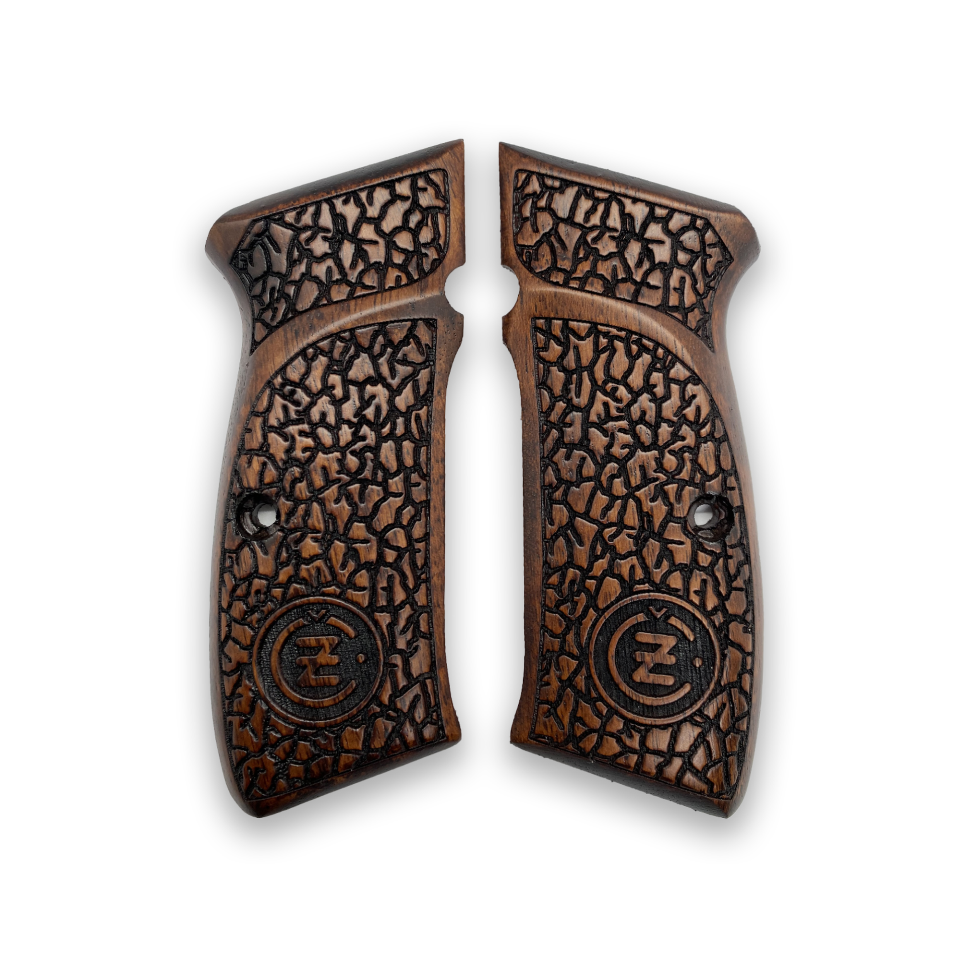 Zib Grips Silah Kabzası - CZ 75, Canik 55, S120, L120 ile Uyumlu - Koyu Kahverengi Renk - CZ75CV055