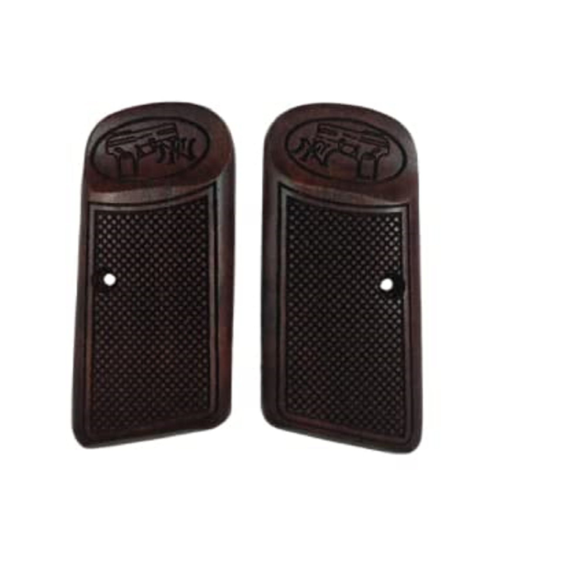 Zib Grips Silah Kabzası - Browning FN1910, Kısa Belçika ile Uyumlu - Koyu Kahverengi Renk - BRWFNKCV006