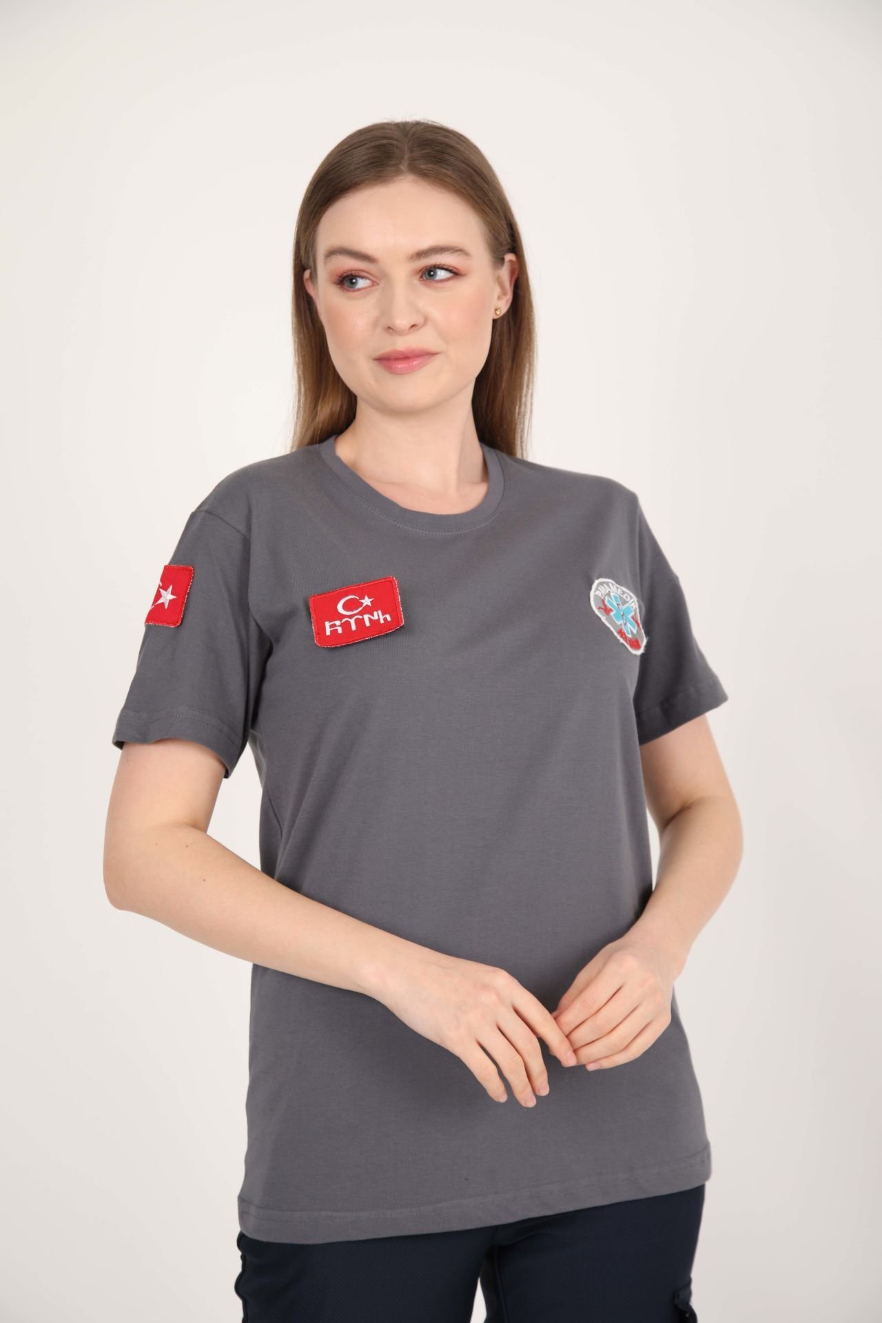 Yeni Paramedik Füme Penye T-shirt(Unisex)