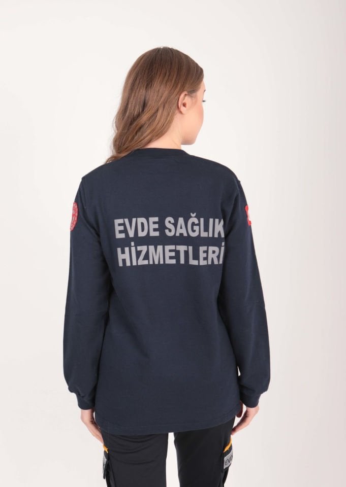 Yeni Evde Sağlık Bordo Fermuarlı Swit (Unisex)