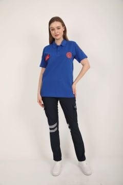 Yeni 112 Acil Sağlık Sax Mavisi Lacost T-shirt(Unisex)