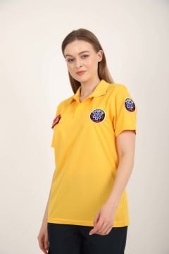 Yeni Paramedik Comfort Polo Yaka Sarı T-shirt(Unisex)