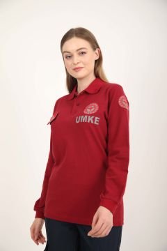 Yeni UMKE Bordo Uzun Kollu T-shirt(Unisex)