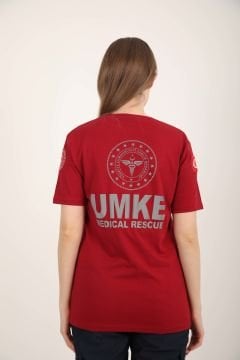 Yeni UMKE Penye Kırmızı T-shirt (Unisex)