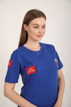 Yeni Paramedik Sax Mavisi Penye T-shirt(Unisex)