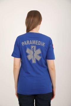 Yeni Paramedik Sax Mavisi Penye T-shirt(Unisex)