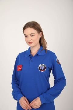 Yeni Paramedik Sax Mavisi Uzun Kollu Lacost T-shirt(Unisex)