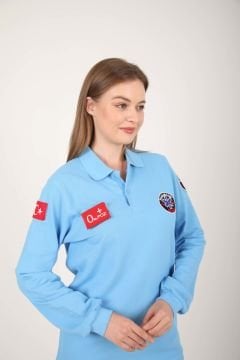 Yeni Paramedik Açık Mavi Uzun Kollu Lacost T-shirt(Unisex)
