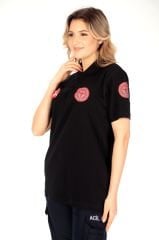 Yeni 112 Acil Sağlık Siyah Lacoste T-shirt(Unisex)