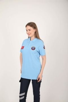 Yeni Paramedik Açık Mavi Lacost T-shirt(Unisex)