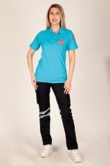 Yeni Evde Sağlık Turkuaz Lacost T-shirt(Unisex)