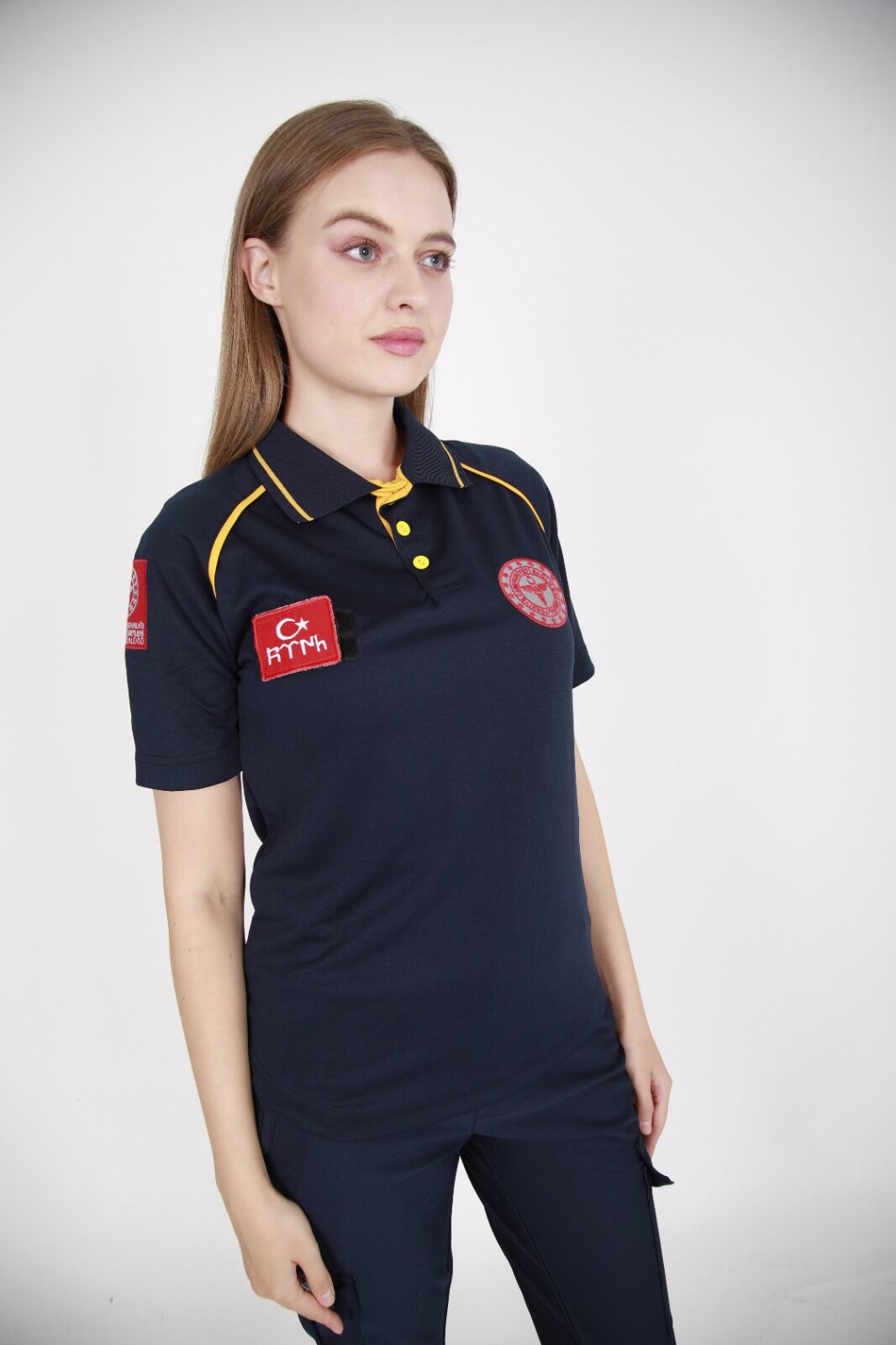 Yeni 112 Acil Sağlık Comfort Polo Yaka T-shirt(Unisex-Fileli)