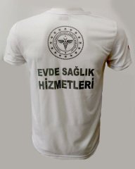 Beyaz Evde Sağlık T-shirt