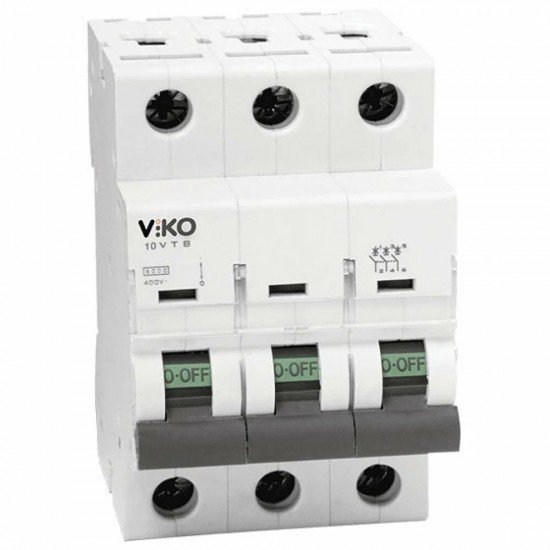 Viko 3x25 Amper 10ka Trifaze K Otomat C Tipi Sigorta 10VTB-3C25