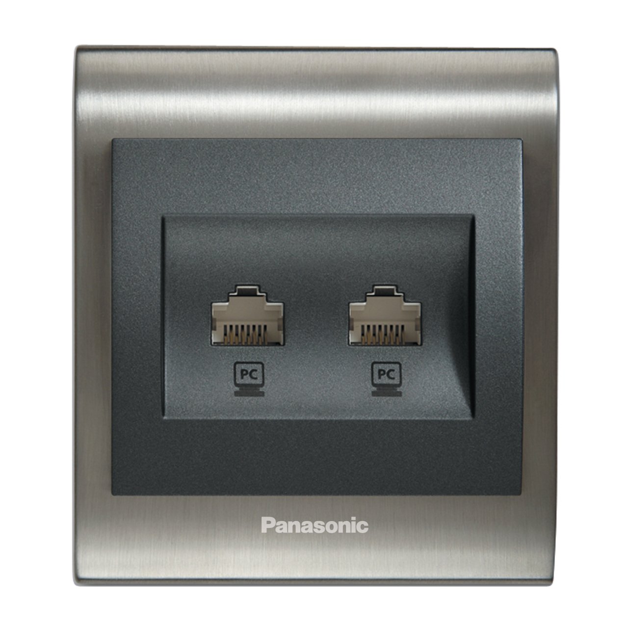 Viko Panasonic Thea Blu Inox Füme İkili Data Prizi Cat-6