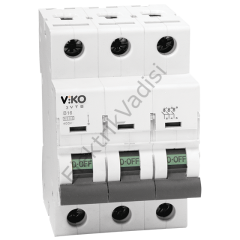 Viko 3X63 Amper 4.5ka K Otomat C Tipi Sigorta 3vtb-3C63