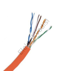 Nexans Cat-6 Kablosu Halojen Free 24 AWG Tam Bakır Turuncu 305 mt