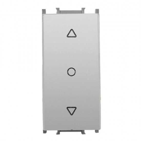 Panasonic Modüler Metalik Beyaz Tek Düğmeli Jaluzi Anahtarı Kapak 1M - WVTR10234MW-TR