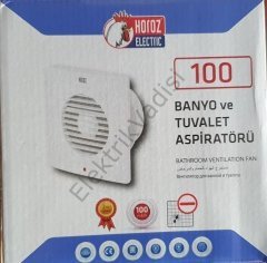 Horoz Pimaş Aspiratör 100 lük 10 Cm Havalandırma Fanı