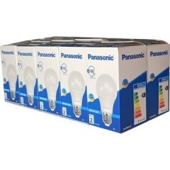 Panasonic 4.9W Led Ampul Beyaz Sarı Işık E27 Duy 10lu Paket