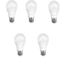 Panasonic 4.9W Led Ampul Beyaz Sarı Işık E27 Duy 5li Paket