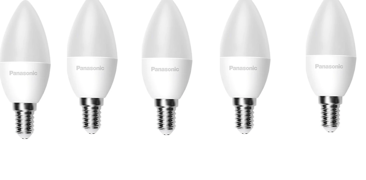 Panasonic 5W Led Buji Ampul Beyaz Sarı Işık E14 Duy 5li Paket