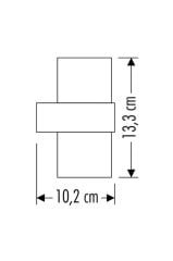 Cata 10W Dış Mekan Led Aplik Günışığı Ct-7047