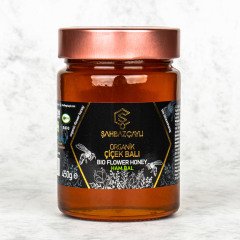Şahbaz Çaylı Organik Çiçek Balı 450 Gr görseli.