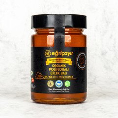 Eğriçayır Organik Polifloralı (Çok Çiçekli) Bal 450 Gr görseli.