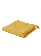 OrganicEra Organik Müslin Bebek Havlusu Mustard görseli.