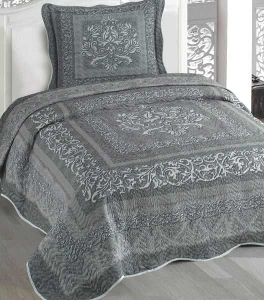 Tek Kişilik  Kapitoneli  Yatak Örtüsü Takımı Holly