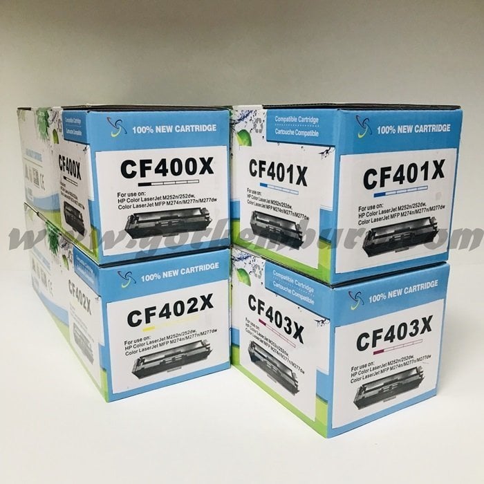 Hp M252n Muadil Toner TAKIM (CF400X-CF201A)