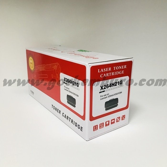 Lexmark X364 Muadil Toner (X264G11G)