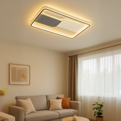 Galaxy Dikdörtgen Modern Dekoratif Plafonyer Led Avize 3 Renk