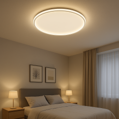 Easy Modern Dekoratif Yuvarlak Plafonyer Led Avize 3 Renk