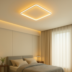 Easy Modern Dekoratif Kare Plafonyer Led Avize 3 Renk