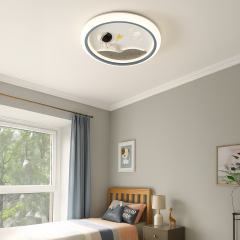 Erkek Çocuğu 3 Renk Kumandalı Led Çocuk Odası Avizesi(ACR-31-E PLAFONYER )