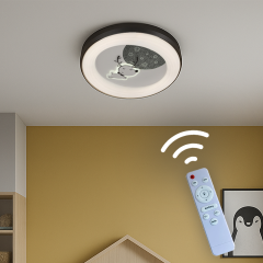 Erkek Çocuğu 3 Renk Kumandalı Led Çocuk Odası Avizesi(ACR-30-E PLAFONYER )