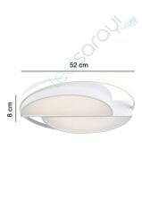 Milena Modern Led Avize 90 Watt 3 Renk