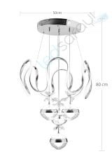 Dekoratif Led Avize ACR-062 Toplu